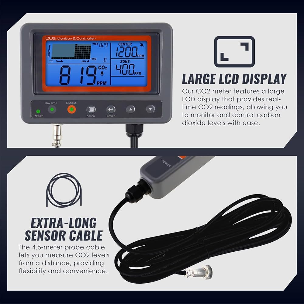 【新品】CO2 コントローラー 二酸化炭素制御 昼夜検知 新品】CO2 コントローラー 二酸化炭素制御 昼夜検知